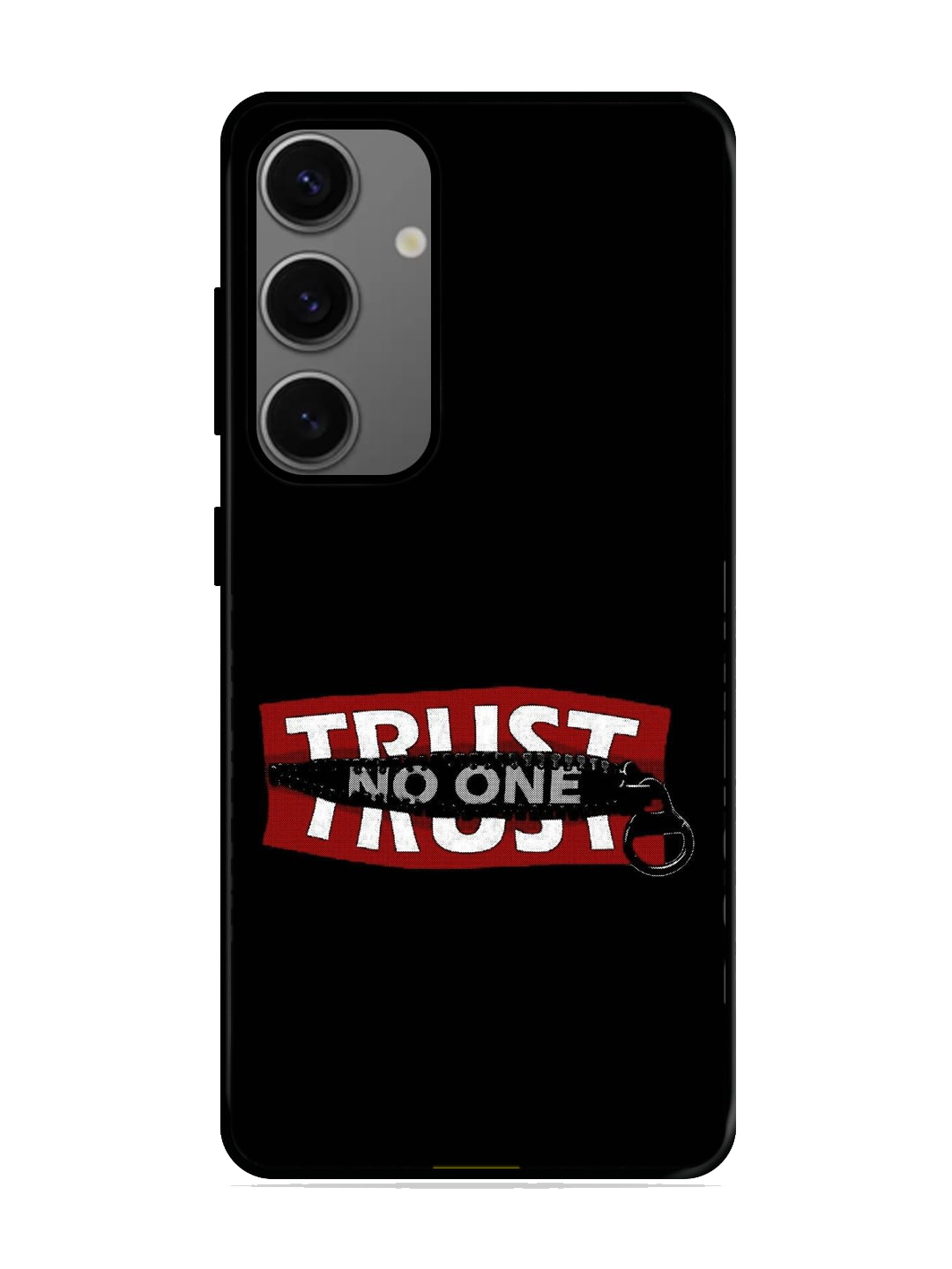 Trust No One Print Glass Case for Samsung S24 (a2)
