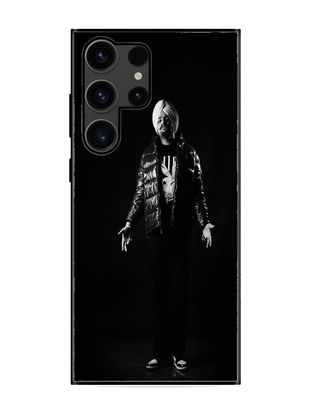 Sidhu Moosewala Print Premium Glass Case for Samsung S23 Ultra (a3)