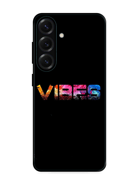 Vibes Print Glass Case for Samsung S25 (A33)