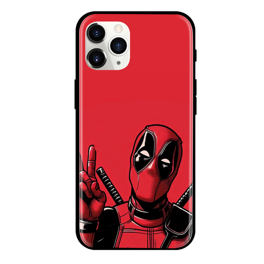 Deadpool  Print Glass Case