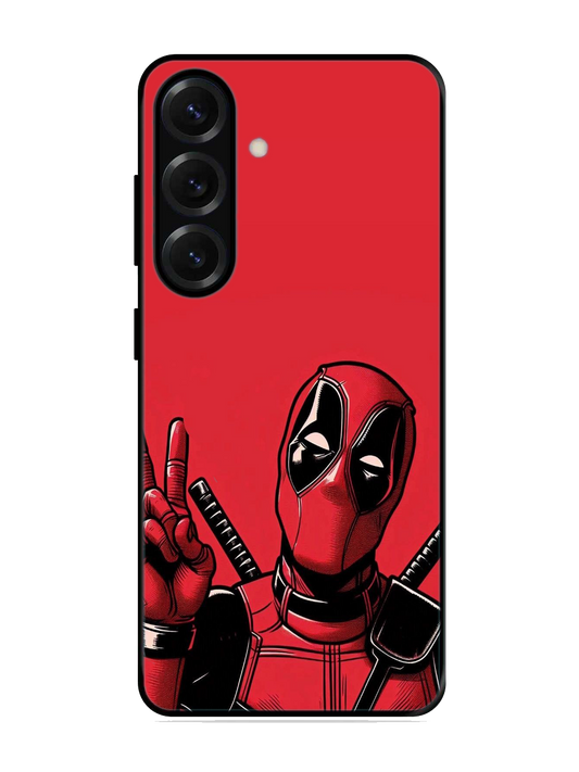 Deadpool Print Glass Case for Samsung S25 (A34)