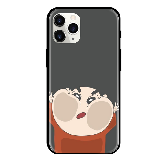 Shinchan Print Glass Case
