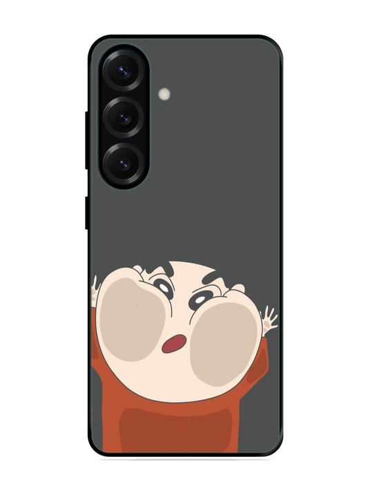 Shin Chan Print Glass Case for Samsung S25 (A35)