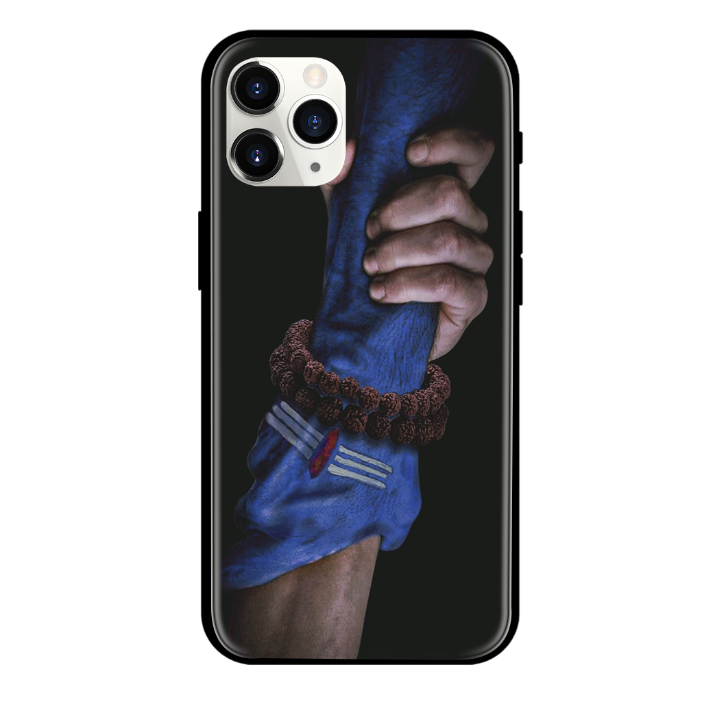 Mahadev Print Glass Case