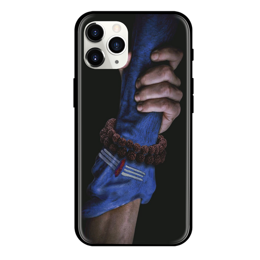 Mahadev Print Glass Case