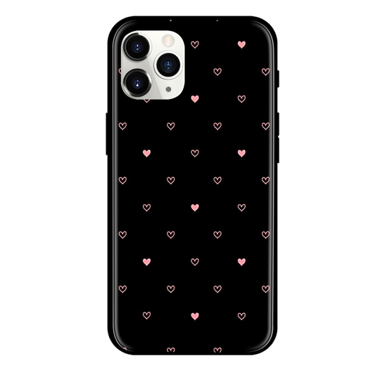 Little Heart  Print Glass Case