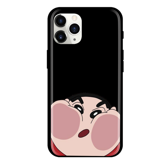 Shinchan Print Glass Case