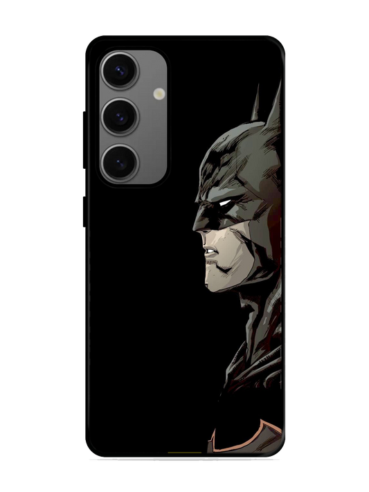 Batman Print Glass Case for Samsung S24 (a43)
