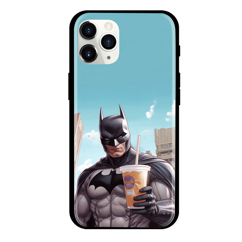 Batman Print Glass Case