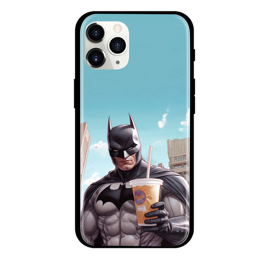 Batman Print Glass Case