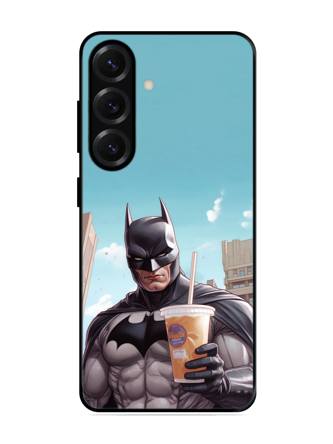 Batman Print Glass Case for Samsung S25 (a46)