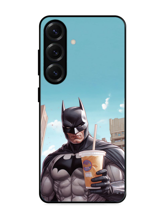 Batman Print Glass Case for Samsung S25 (a46)