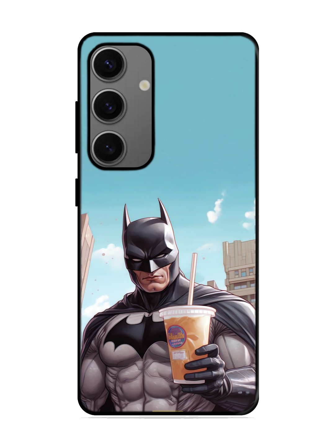 Batman Print Glass Case for Samsung S24 (a46)
