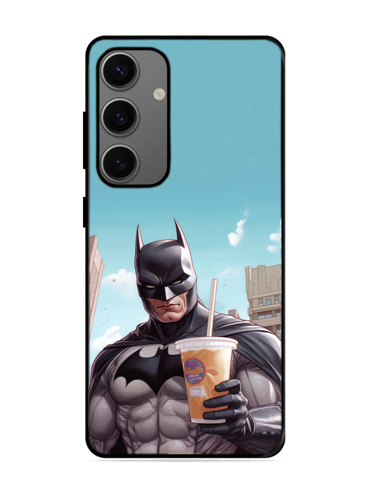 Batman Print Glass Case for Samsung S24 (a46)