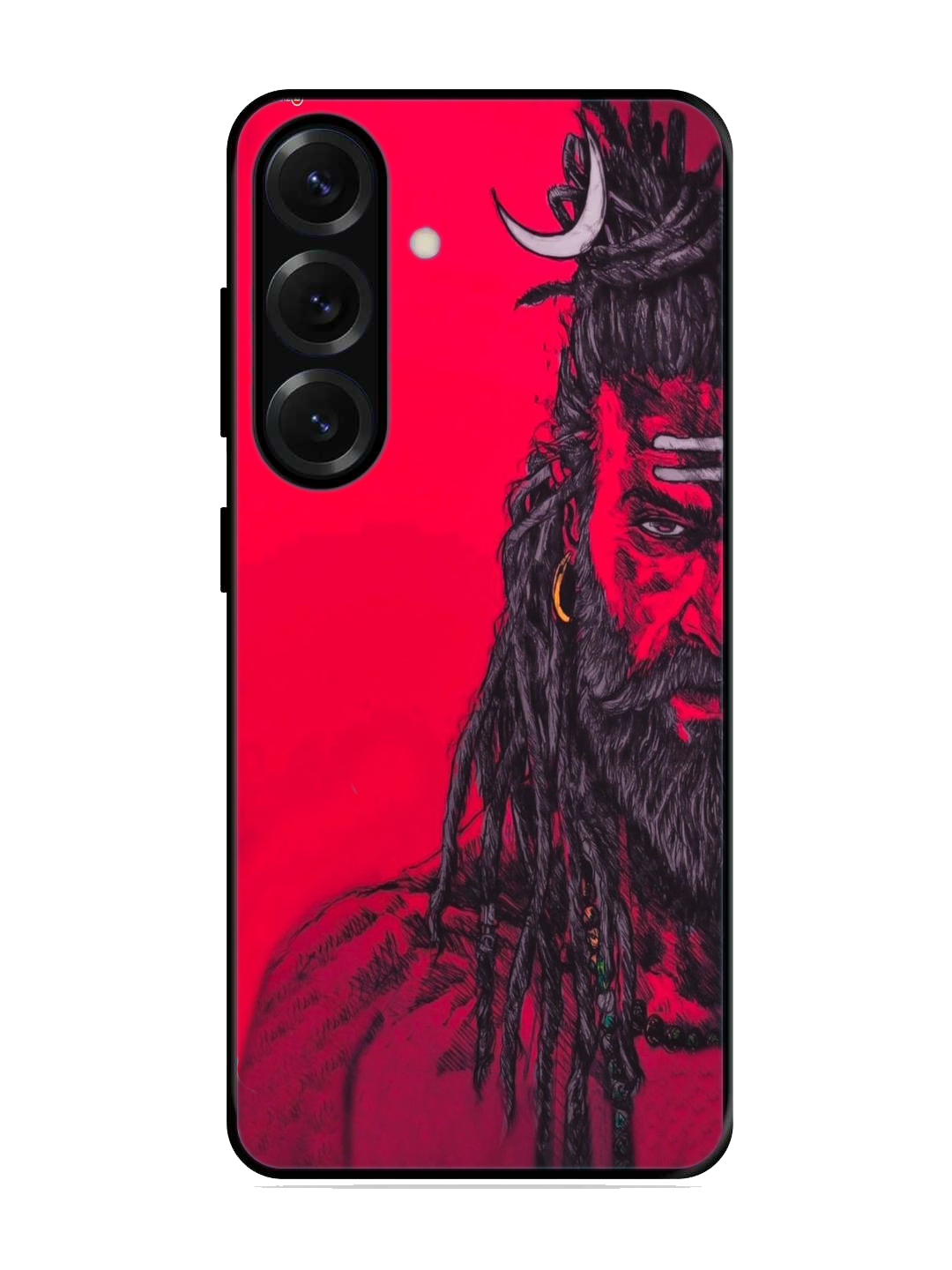 Lord Shiva Print Glass Case for Samsung S25 (a47)