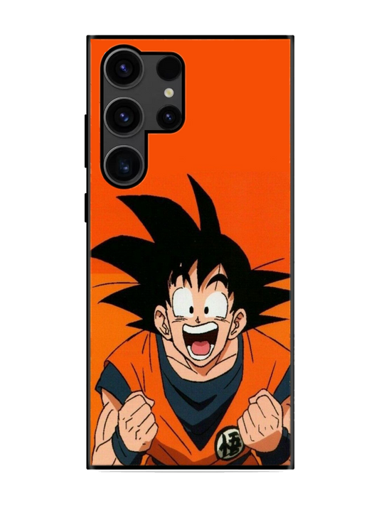 Anime Print Glass Case for Samsung S23 Ultra (a48)