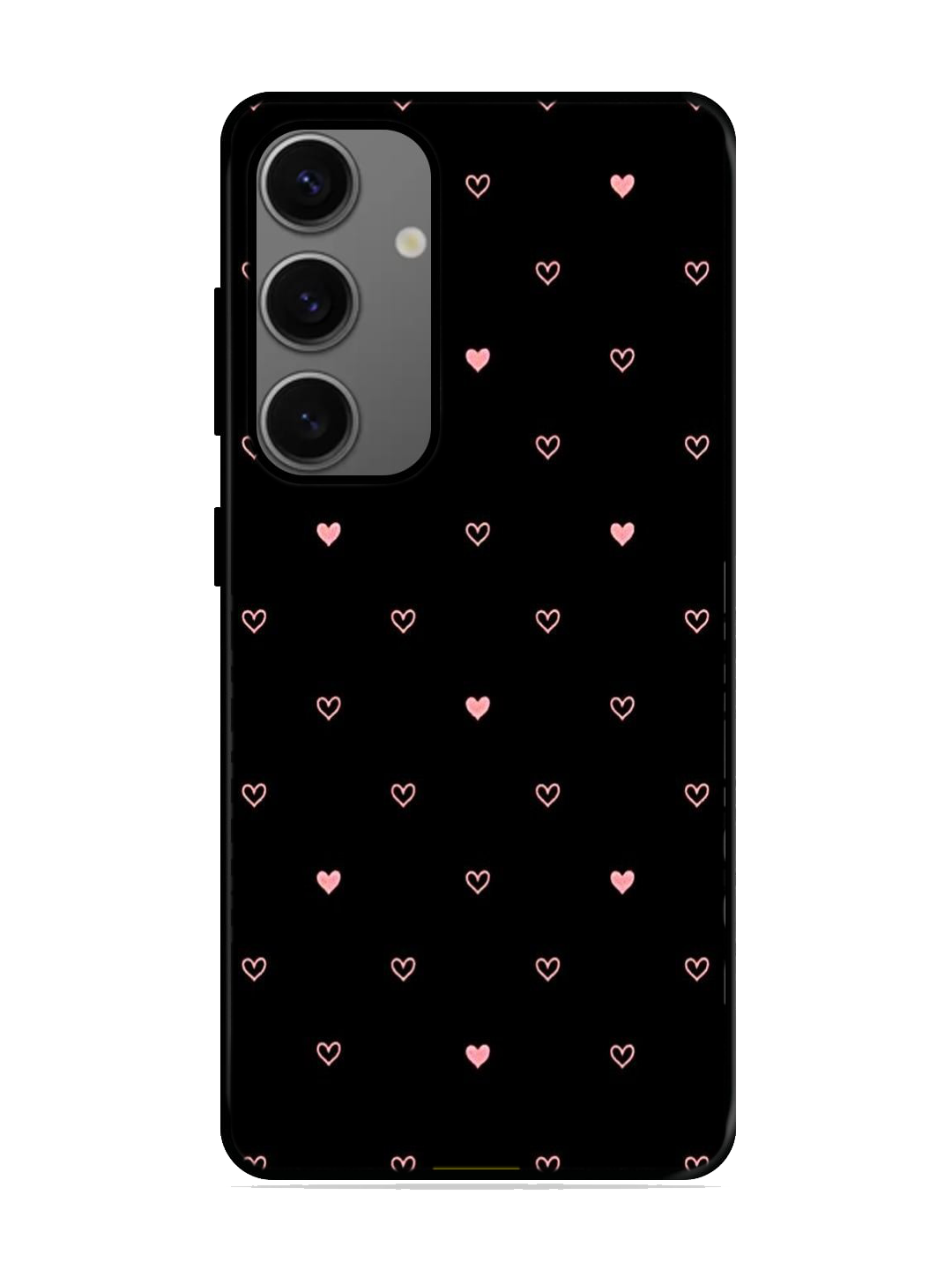Heart Print Glass Case for Samsung S24 (a4)