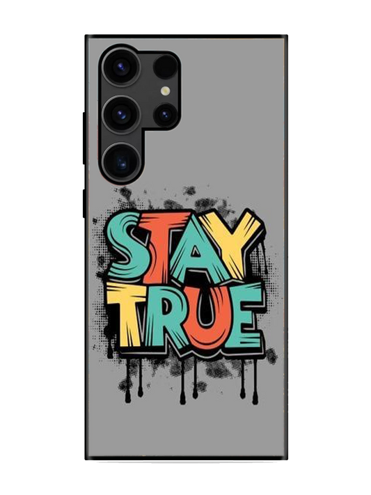 Stay True Print Glass Case for Samsung S23 Ultra (a52)