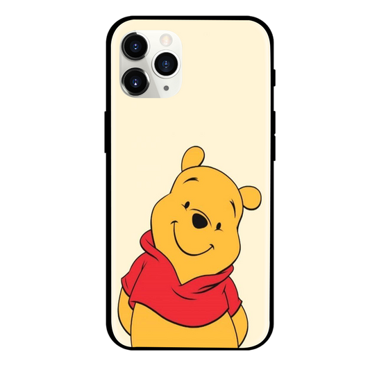 Pooh Print Glass Case