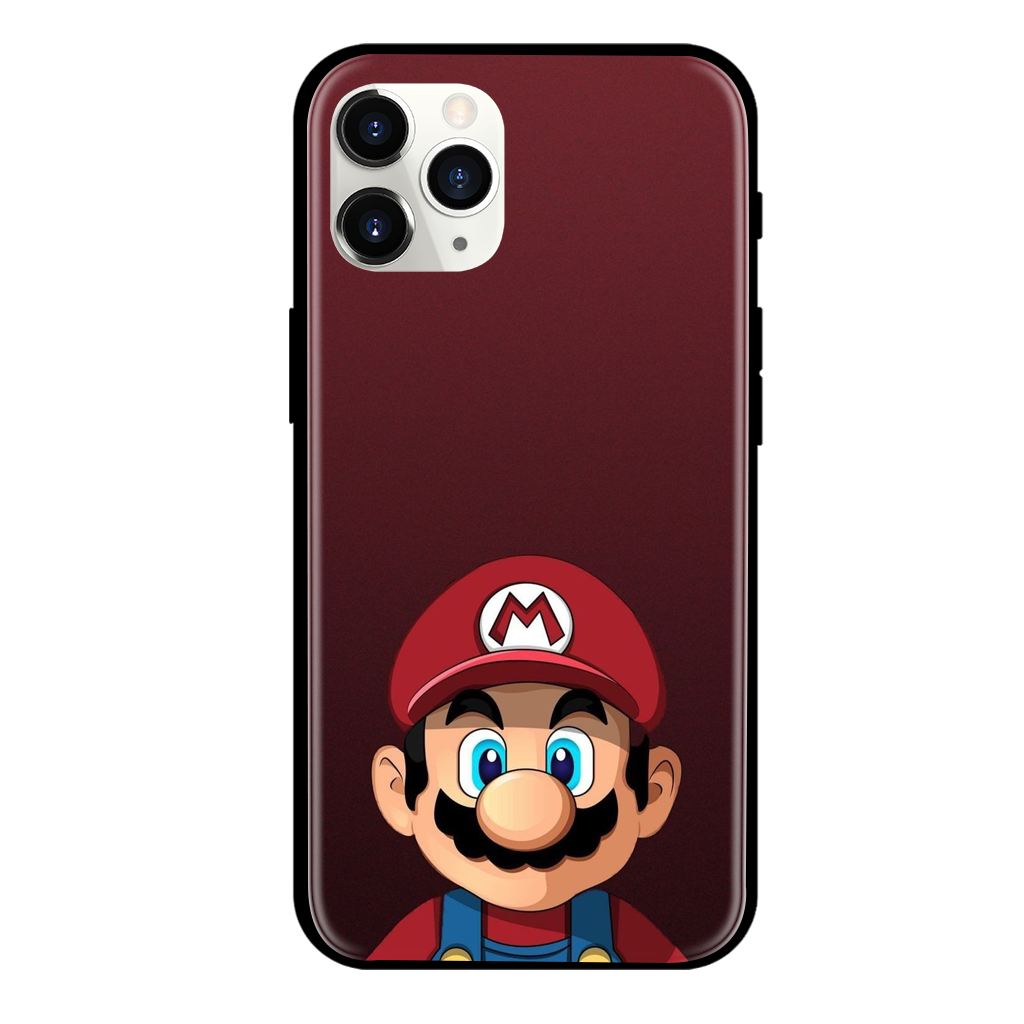 Mario Print Glass Case