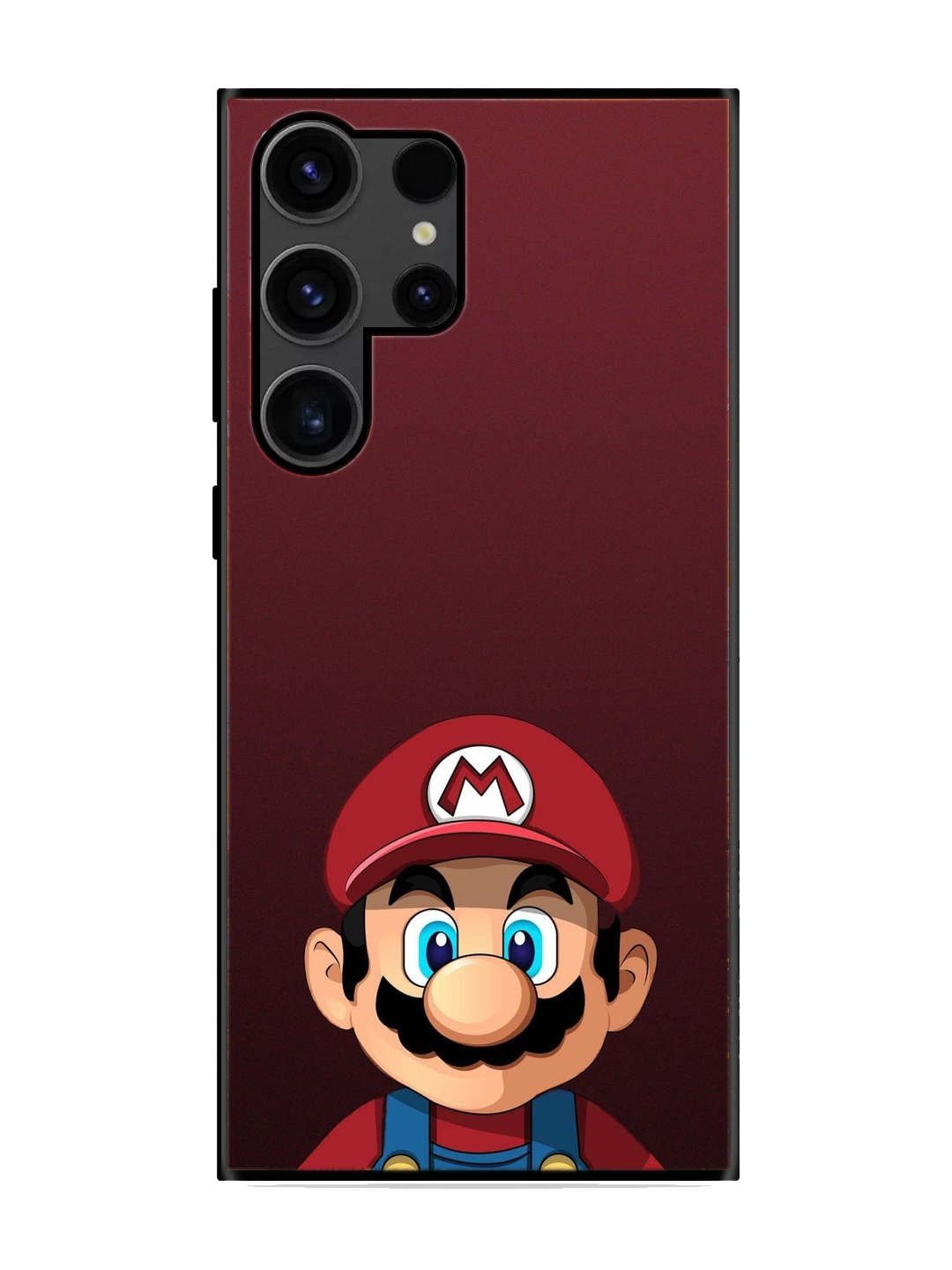 Mario Print Glass Case for Samsung S23 Ultra (a56)
