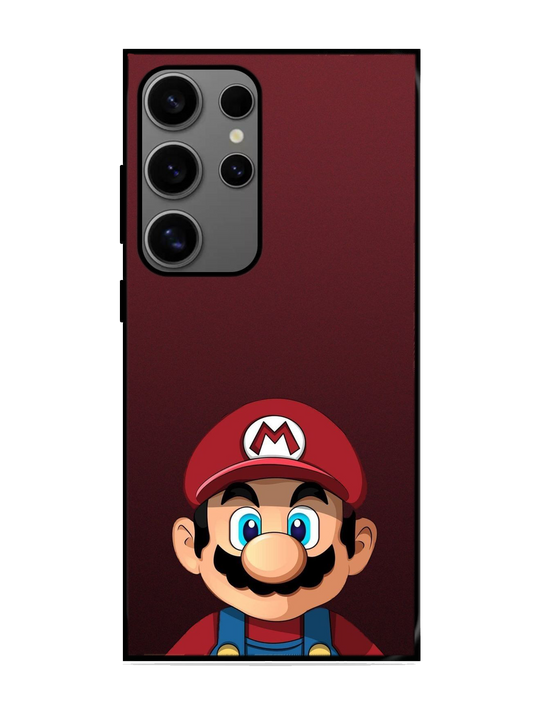 Mario Print Glass Case for Samsung S24 Ultra (A56)