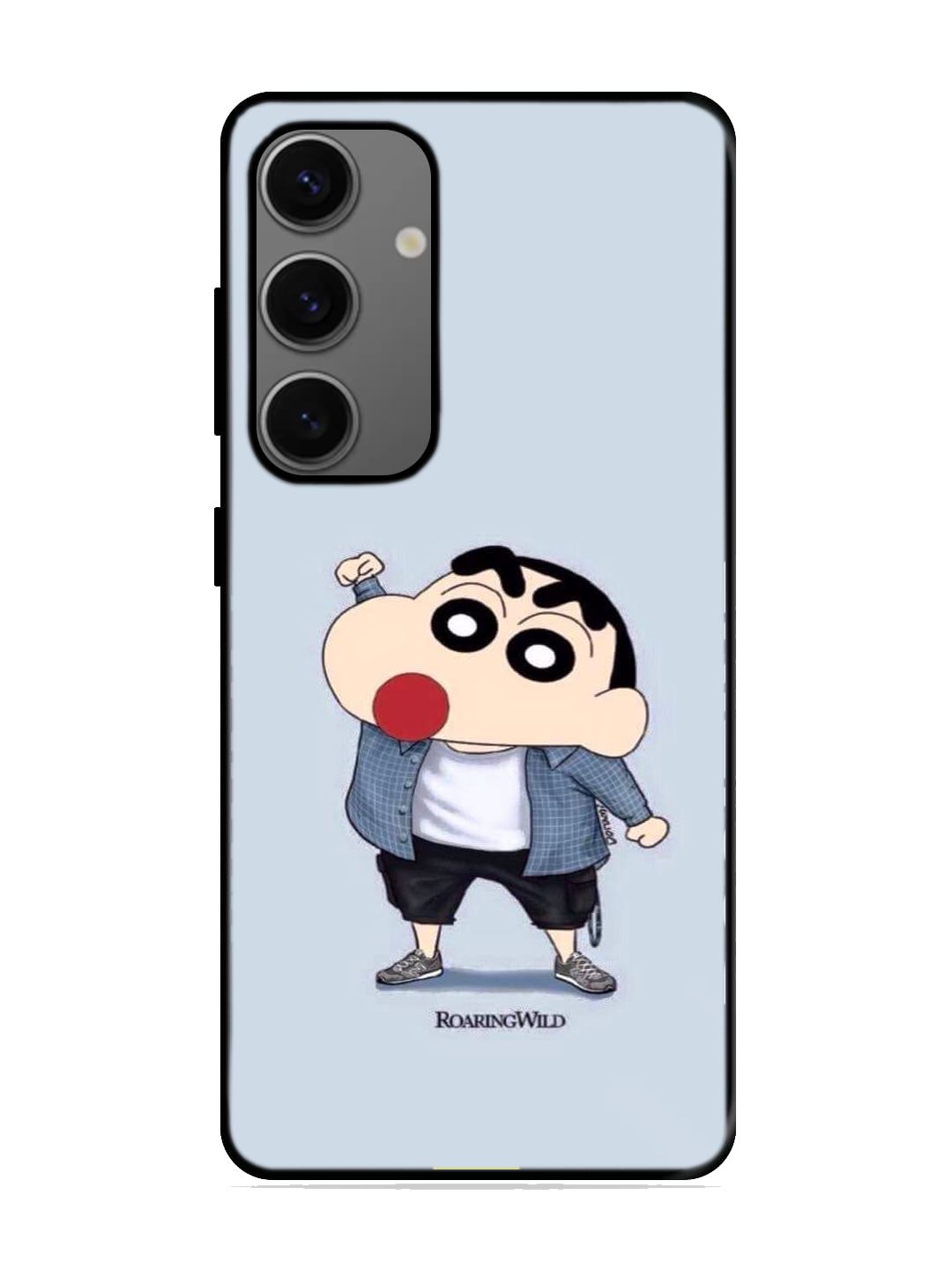 Shinchan Print Glass Case for Samsung S24 (a59)