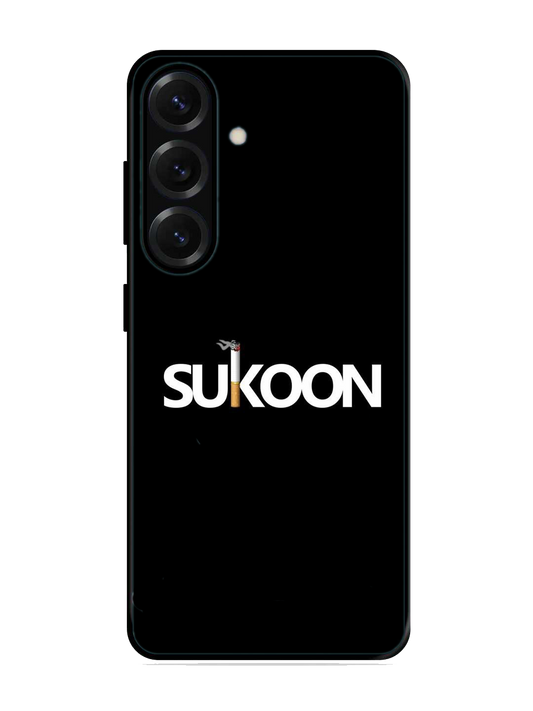 Sukoon Print Glass Case for Samsung S25 (A5)