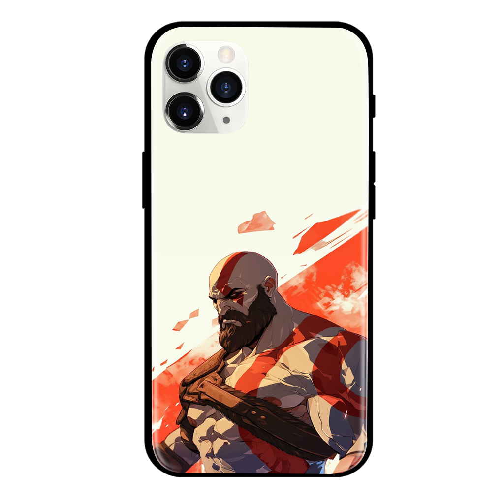 God of War Print Glass Case