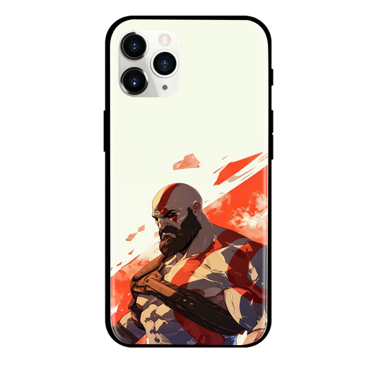 God of War Print Glass Case