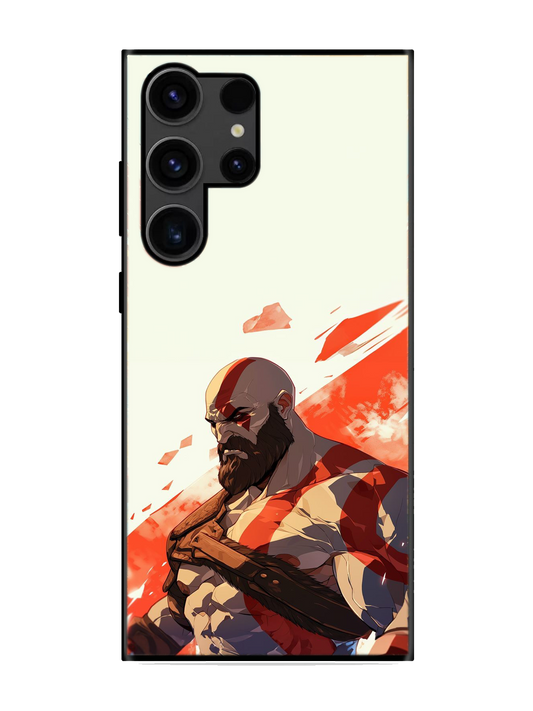 Premium Print Glass Case for Samsung S23 Ultra (a63)