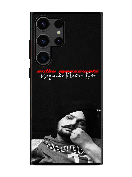 Sidhu Moosewala Print Glass Case for Samsung S23 Ultra (a67)
