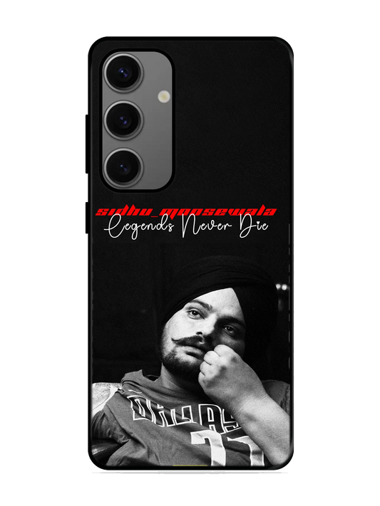 Sidhu Moosewala Print Glass Case for Samsung S24 (a67)