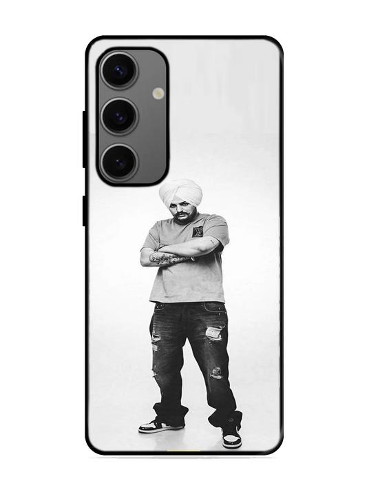 Sidhu Moosewala Print Glass Case for Samsung S24 (a69)