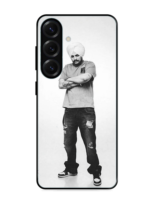 Sidhu Moosewala Print Glass Case for Samsung S25 (A69)