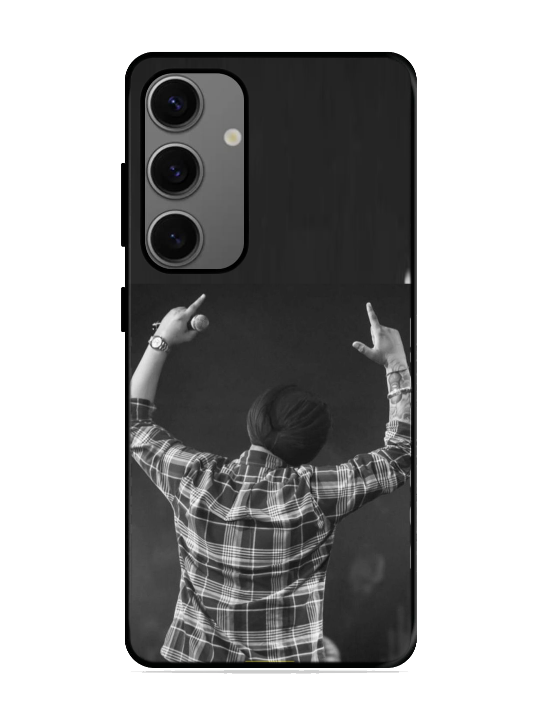 Sidhu Moosewala Print Glass Case for Samsung S24 (a70)