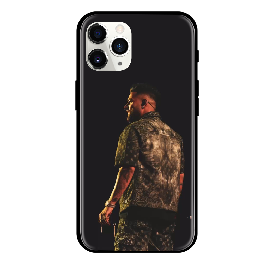 Karan Aujla Print Glass Case