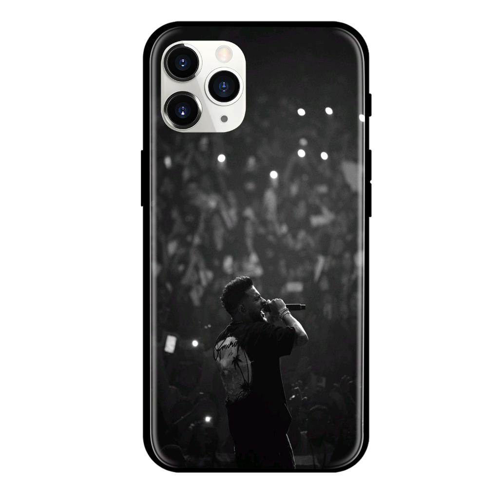 Karan Aujla Print Glass Case