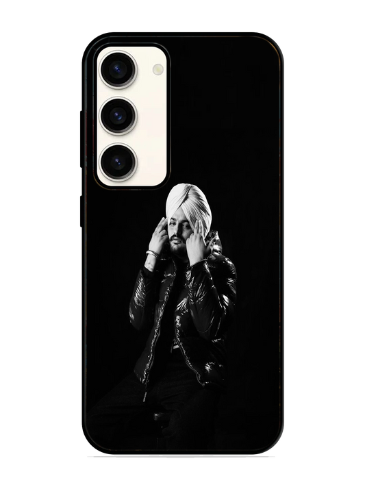 Sidhu Moosewala Print Glass Case for Samsung S23 (a74)