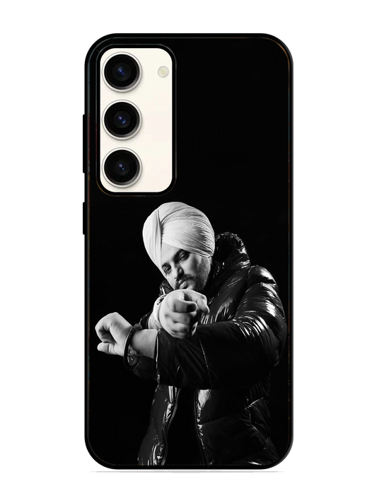 Sidhu Moosewala Print Glass Case for Samsung S23 (a75)