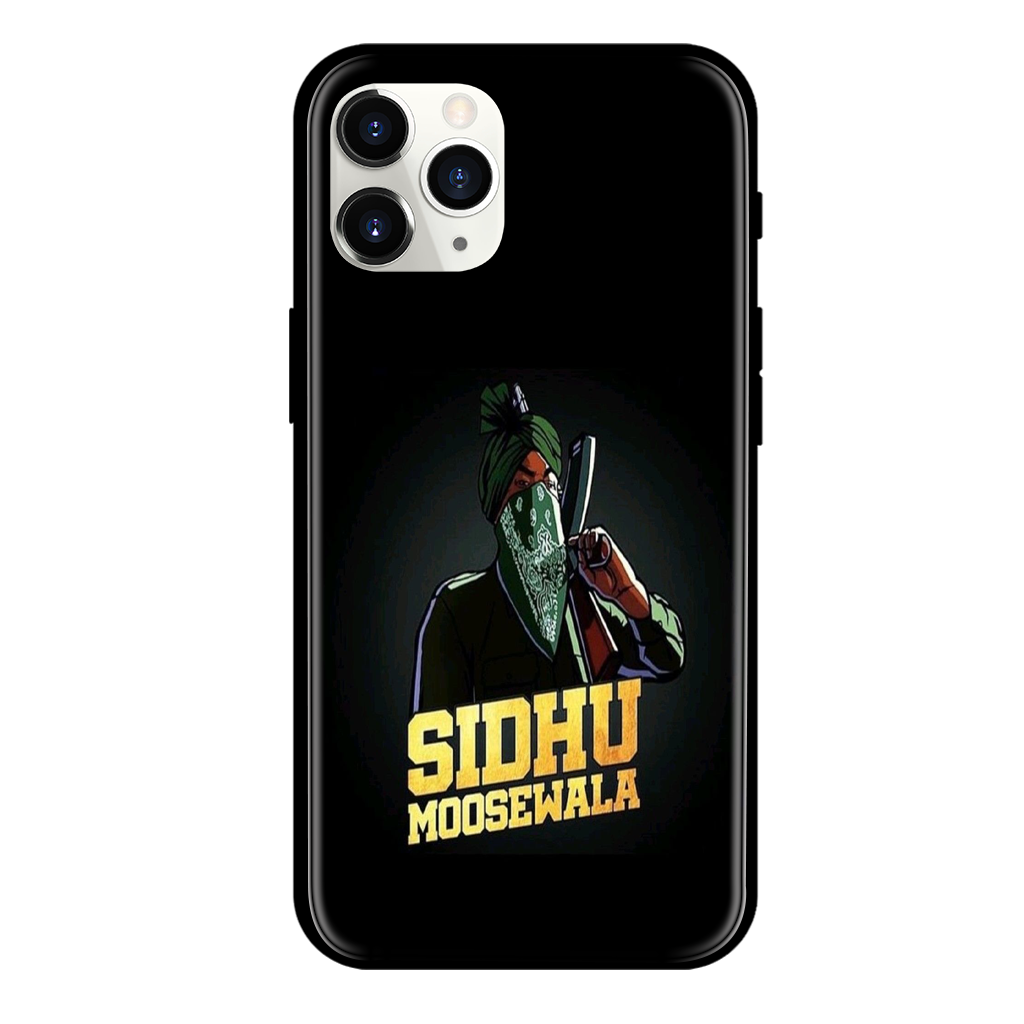 Sidhu Moosewala Print Glass Case
