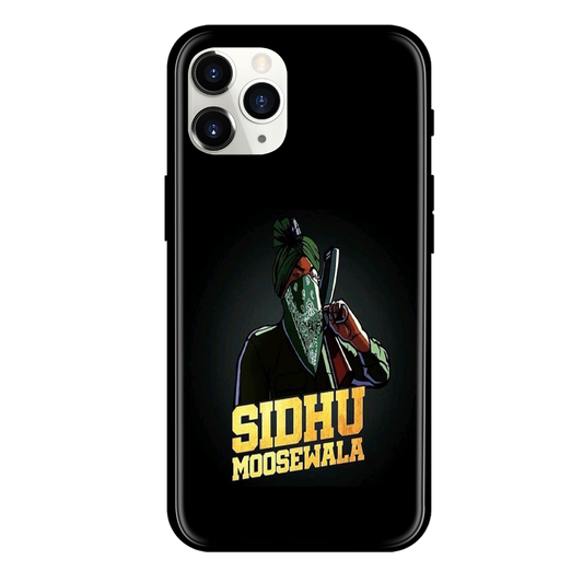 Sidhu Moosewala Print Glass Case