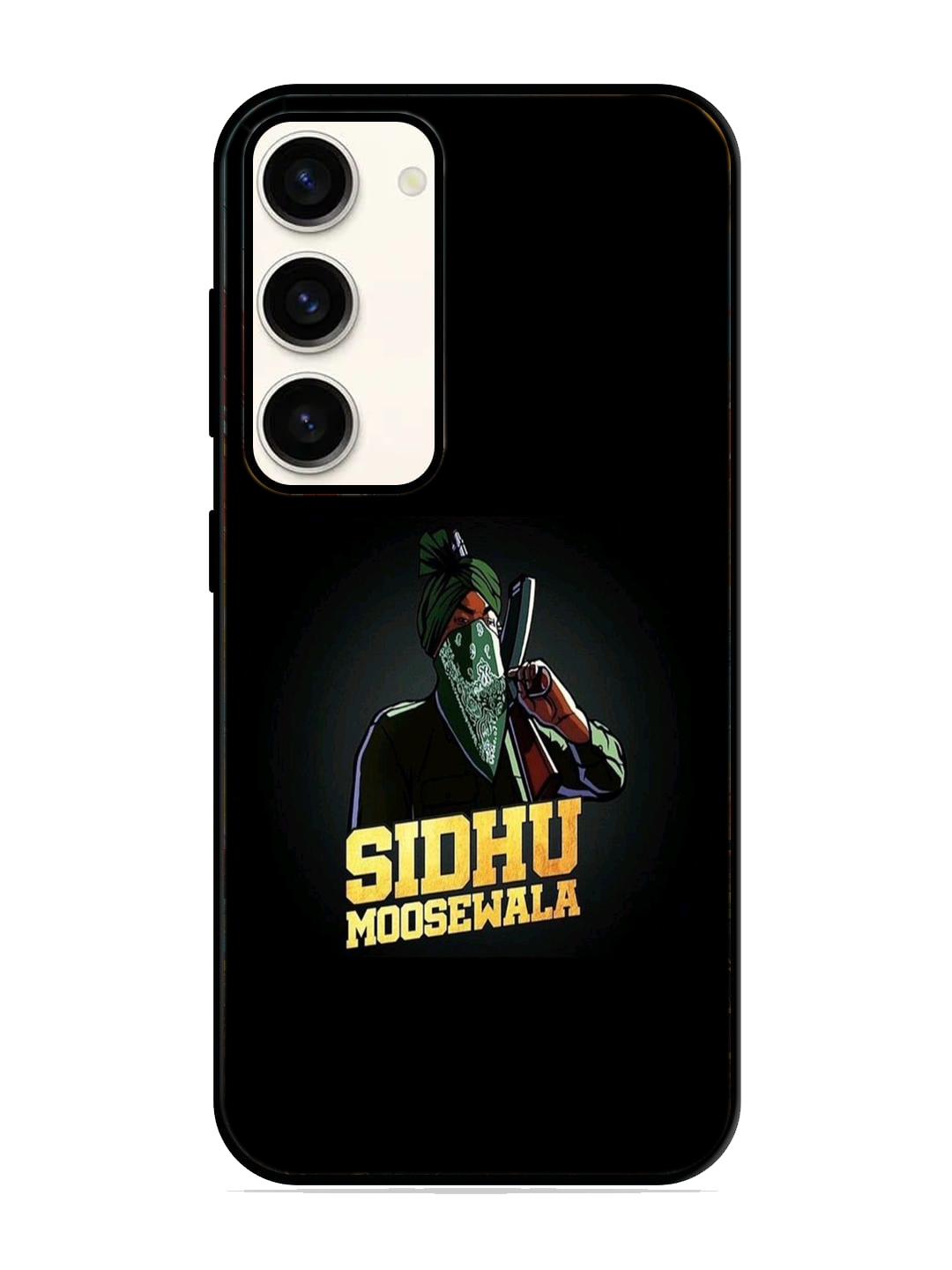 Sidhu Moosewala Print Glass Case for Samsung S23 (a76)