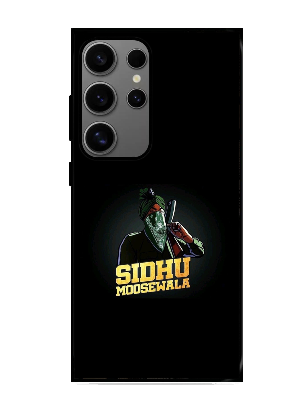 Sidhu Moosewala Print Glass Case for Samsung S24 Ultra (A76)