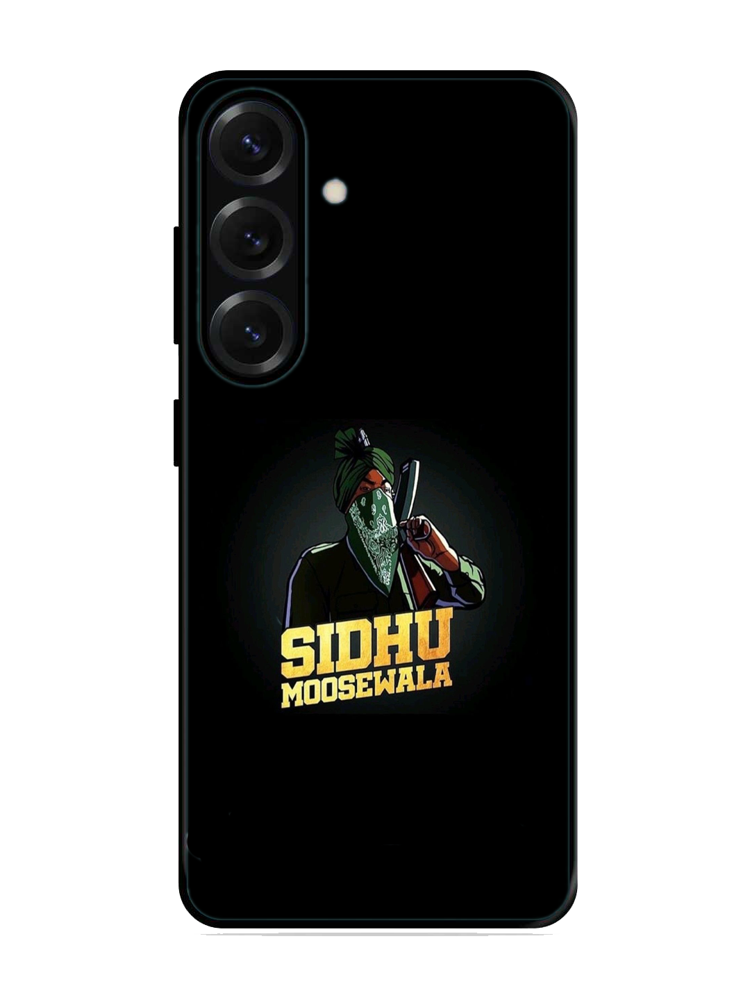 Sidhu Moosewala Print Glass Case for Samsung S25 (A76)