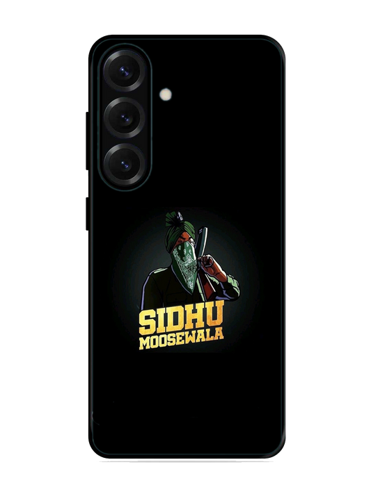 Sidhu Moosewala Print Glass Case for Samsung S25 (A76)