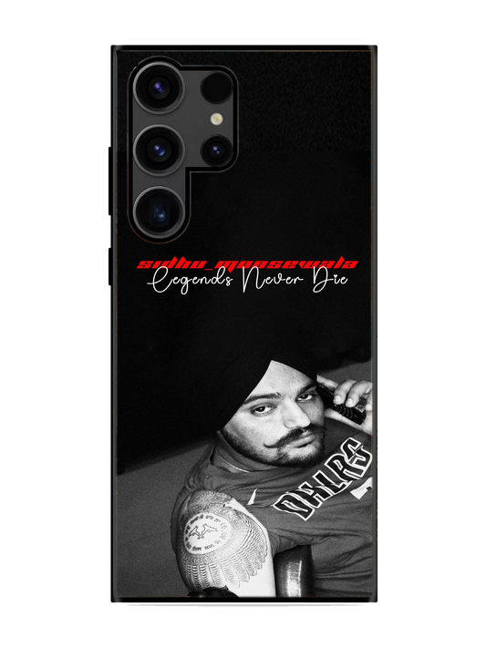 Sidhu Moosewala Print Glass Case for Samsung S23 Ultra (a78)