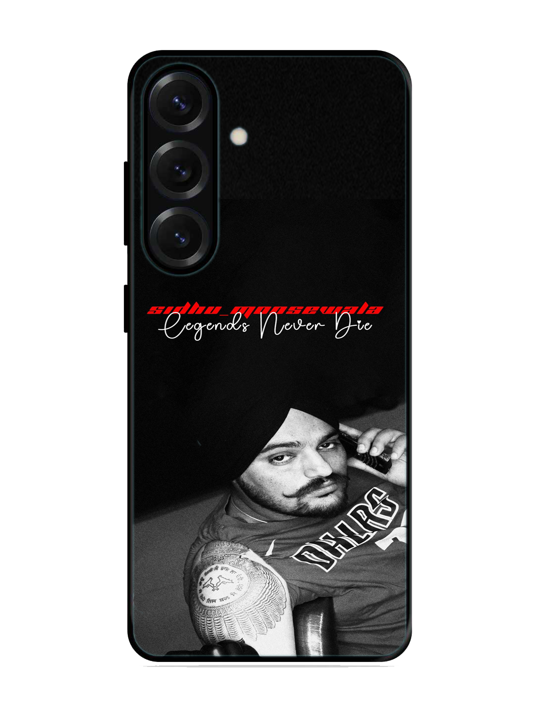 Sidhu Moosewala Print Glass Case for Samsung S25 (A78)