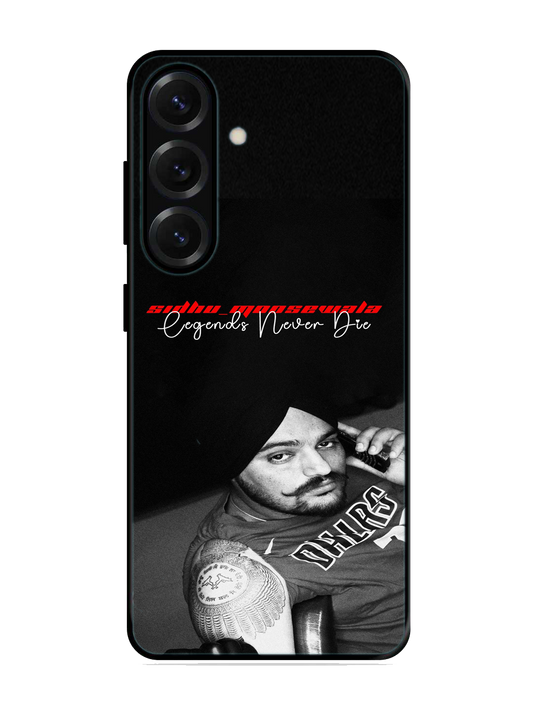 Sidhu Moosewala Print Glass Case for Samsung S25 (A78)