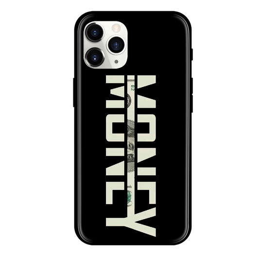 Money Print Glass Case